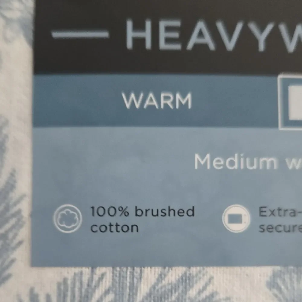 Cuddl Duds Heavyweight Flanel 100% Cotton  Sheet Set